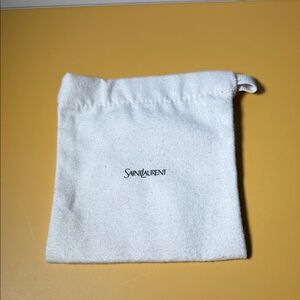 Saint Laurent Ivory Pouch YSL